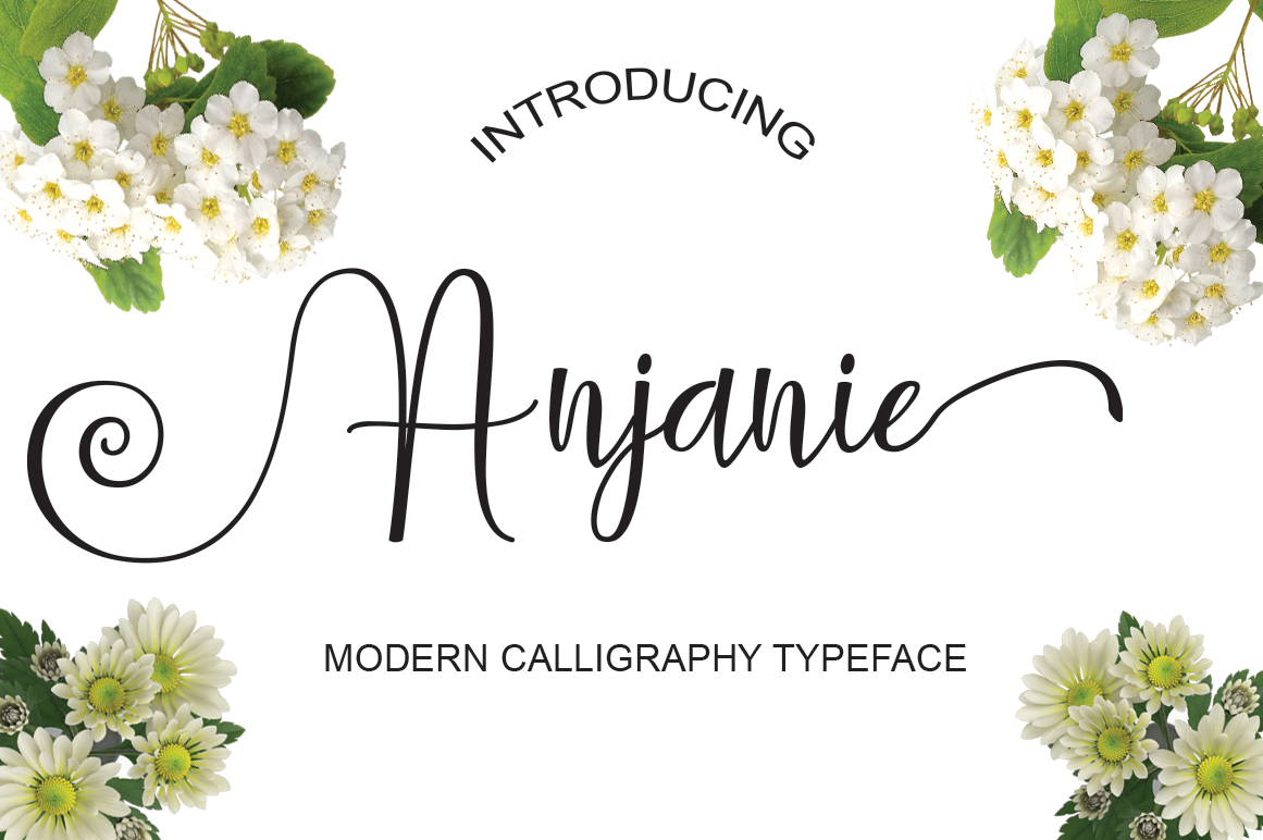 Anjanie: A Stunning Handwritten Font for Creative Branding