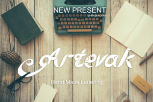 Artevak: A Bold Tribal Typeface for Creative Branding