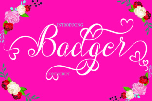 Badger: A Modern Handwritten Font for Editorial Design