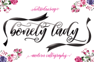 BonetyLady: The Perfect Script Handwritten Font for Editorial Design