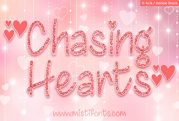 Chasing Hearts: The Ultimate Handwritten Font for Designers
