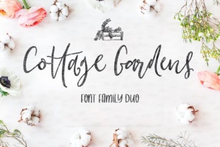 Cottage Gardens: The Perfect Script Handwritten Font for Your Brand