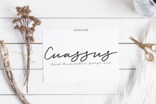 Cuassus: A Script Handwritten Font for Personalized Web Design