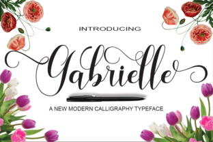 Gabrielle Handwritten Font for Elegant Brand Identity