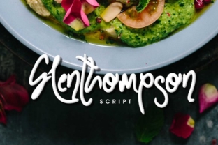 Glenthompson: The Handcrafted Font for Polished Brand Identity