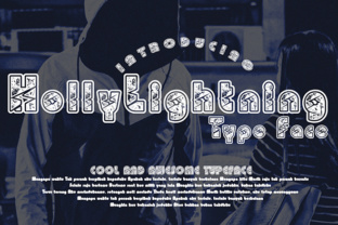 HollyLightning: The Perfect Decorative Typeface for Bold Brand Identity