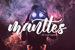 Manttes: A Modern Calligraphic Typeface for Creative Makers