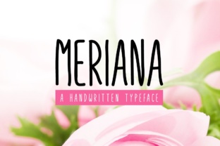 Meriana: The Sweet Handwritten Font for Playful Digital Branding
