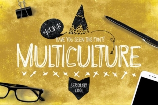 Multiculture: The Handcrafted Script Font for Creative Sellers