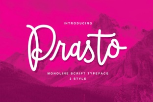 Prasto: A Modern Handwritten Font for Editorial Design