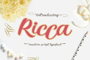 Ricca: A Fresh Handwritten Font for Creative Makers