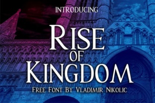 Rise of Kingdom Typeface for Campaign Headlines