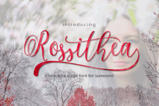 Rositha: A Hand-Painted Script Font for Editorial Design