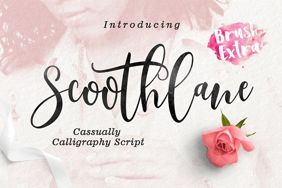 Scoothlane: A Smooth Handwritten Font for Crafters and Sellers