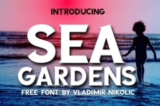 Sea Gardens: A Stunning Serif Font for Creative Product Design