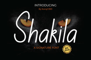 Shakila: A Smooth Line Font for Editorial Design