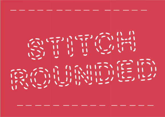Stitch Rounded: The Decorative Typeface for Scroll-Stopping Campaigns