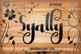 Syatty: The Perfect Handwritten Font for Creative Makers