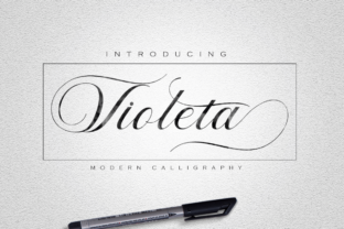 Violeta: The Modern Calligraphy Typeface for Small Business Branding