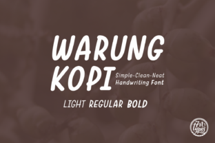 Warung Kopi: The Playful Script Handwritten Font for Engaging Digital Content