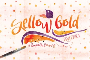 Yellow Gold: A Handcrafted Script for Modern Maker Brands