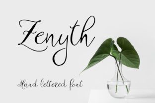 Zenyth: The Handcrafted Script Font for Modern Makers